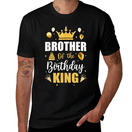 Brother Of The Birthday King Boys Men Bday Party For Him  Classic T-Shirt