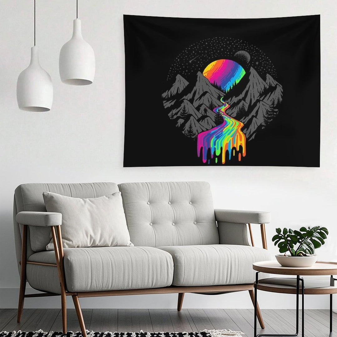 Cosmic River  Surreal Space Planet Tapestry