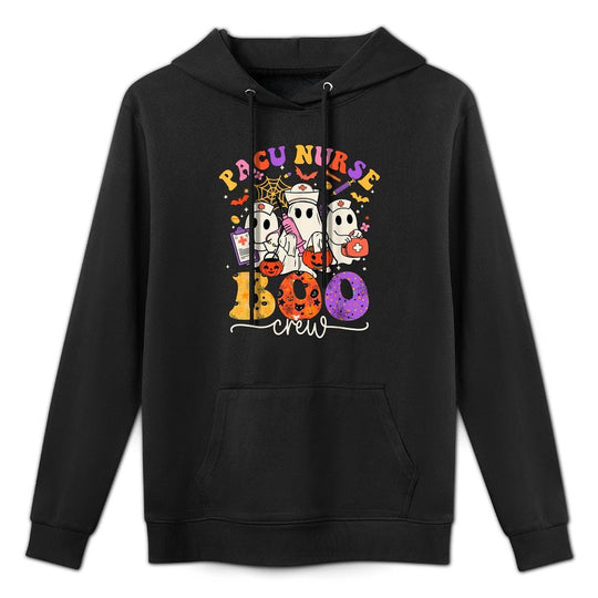 PACU Boo Crew Costume Funny Nurse Ghost Halloween Colorfast Hoodie