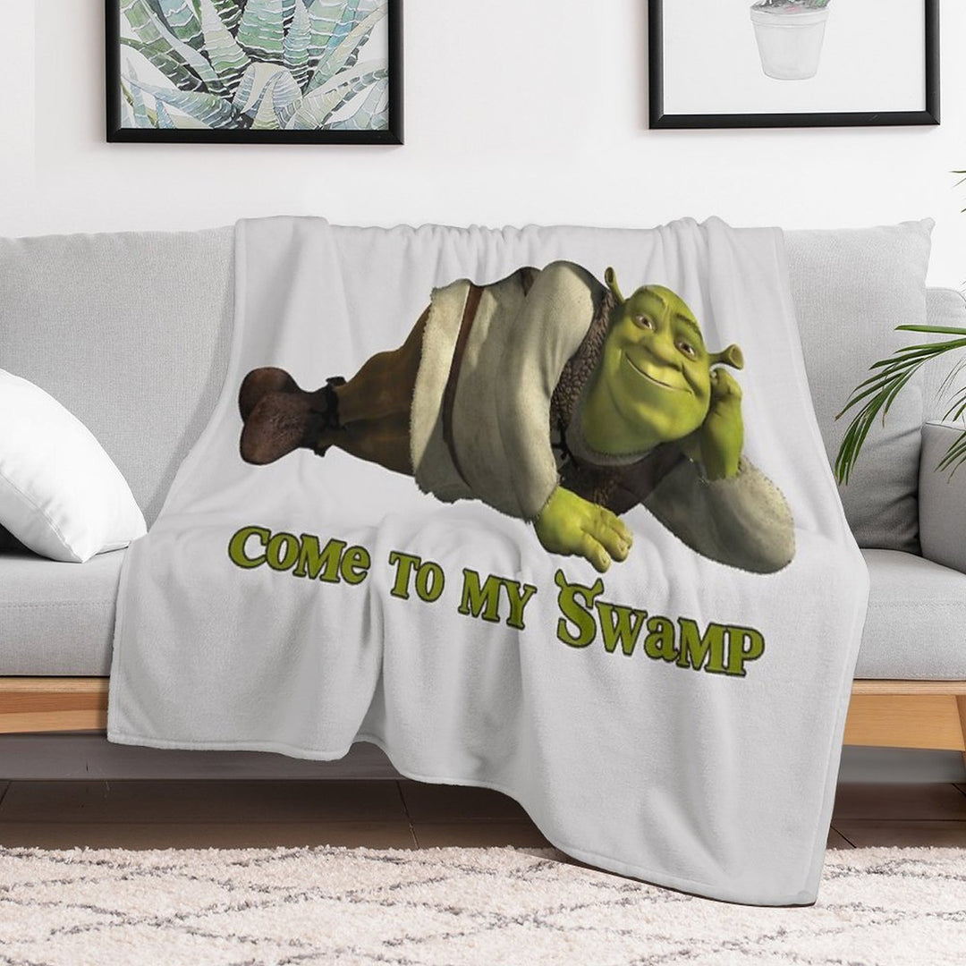 Come to My Swamp - Shrek Premium Throw Blanket