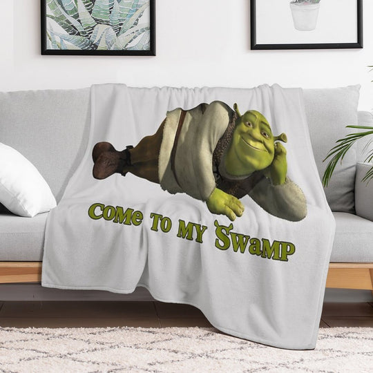 Come to My Swamp - Shrek Premium Throw Blanket