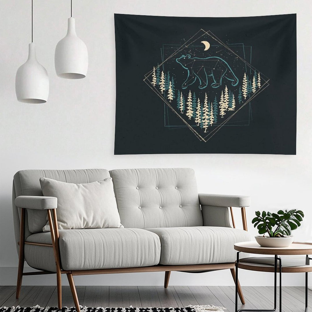The Heaven's Wild Bear Tapestry