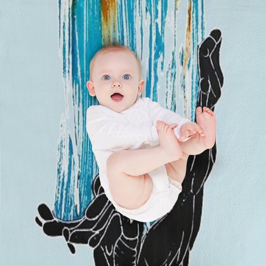 Platform Diving Springboard Diver Plush Throw Blanket