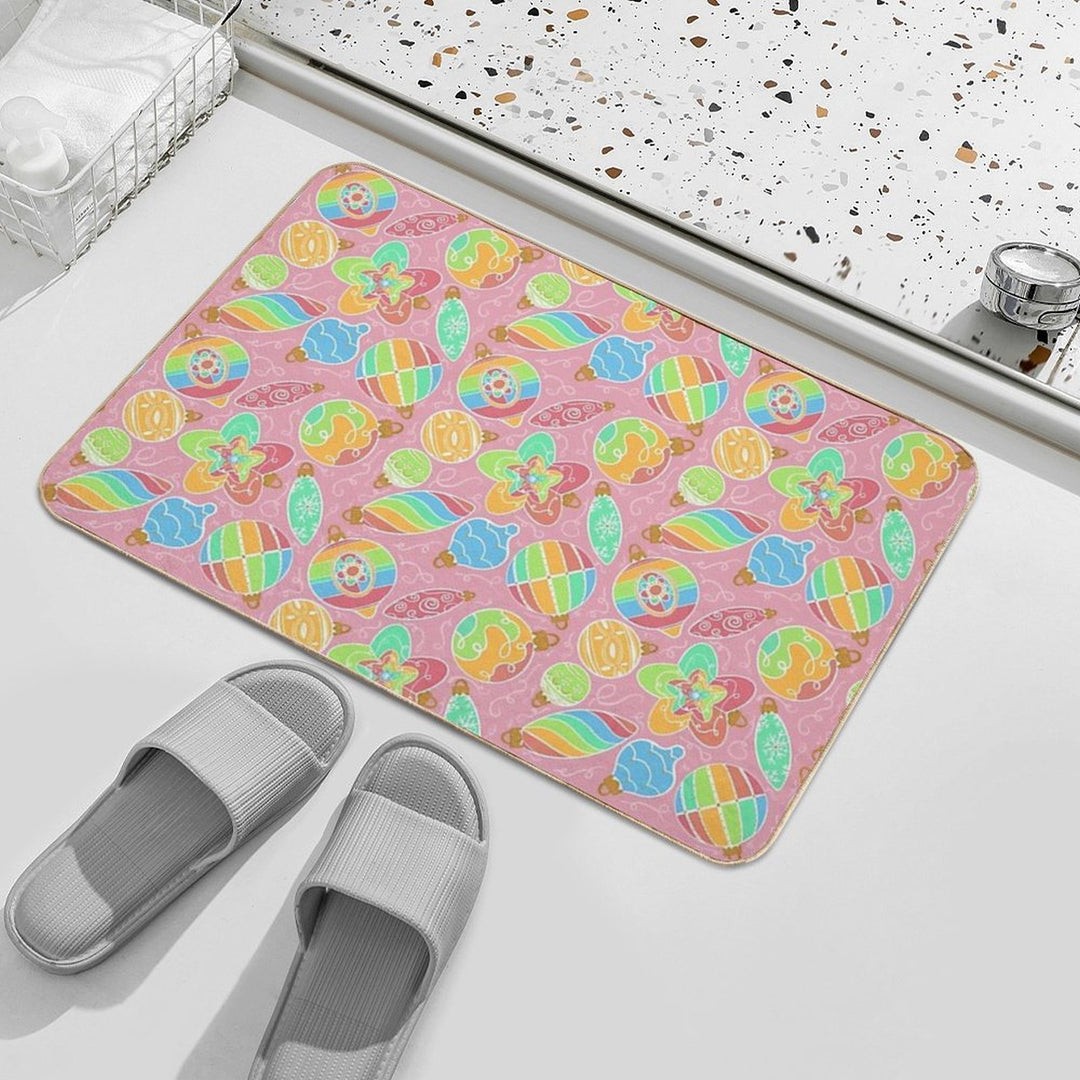 Fa La La Ti Da Ornaments  Multi-Purpose Bath Mat