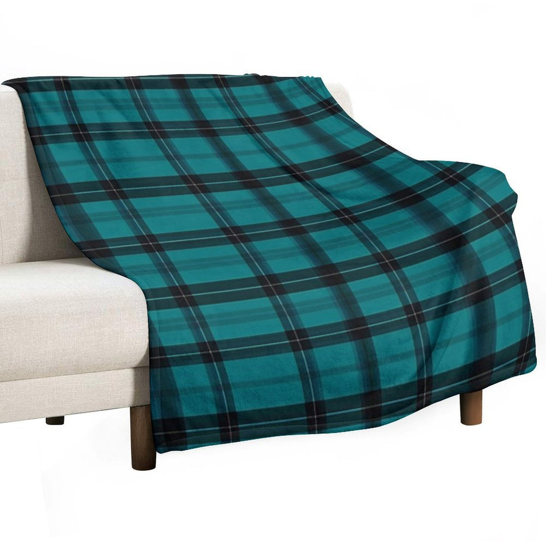Tartan Pattern Travel-friendly Throw Blanket