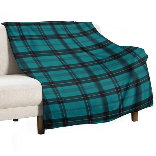 Tartan Pattern Travel-friendly Throw Blanket