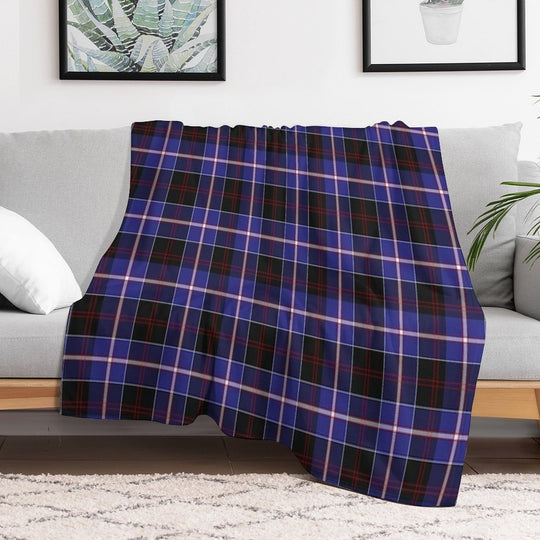 Clan Dunlop Tartan Versatility Throw Blanket