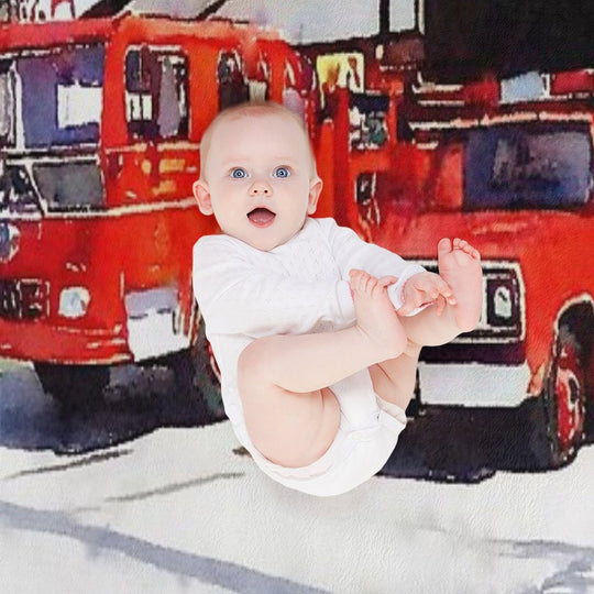 Fire Station 51, Emergency TV Show, Firetruck Anti-pilling Throw Blanket