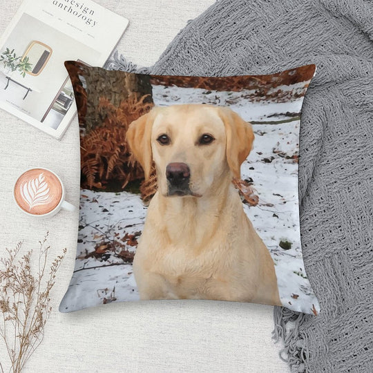 Yellow Lab Soft Multiple Sizes Throw Pillow