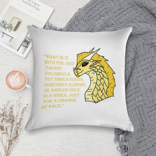 Qibli Quote [OUTDATED!! SEE DESCRIPTION!!] Soft Bedroom Essential Throw Pillow