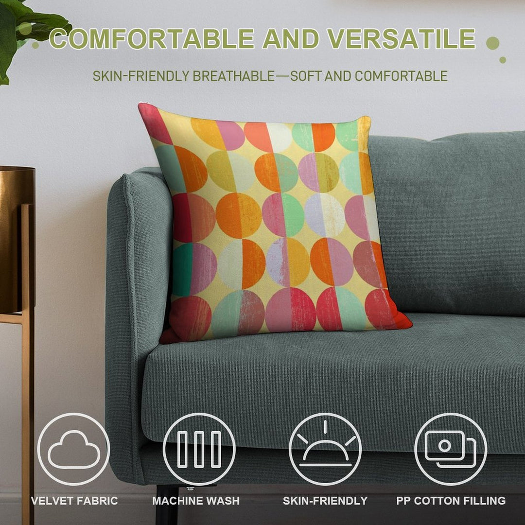 Sunrise Soft Skin-Friendly Throw Pillow