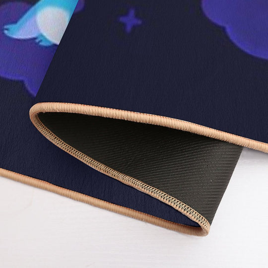 Pteranodon in The Night Sky  Stain-Proof Bath Mat