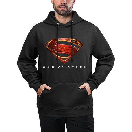 Superman Man of Steel New Logo Moisture-Wicking Hoodie