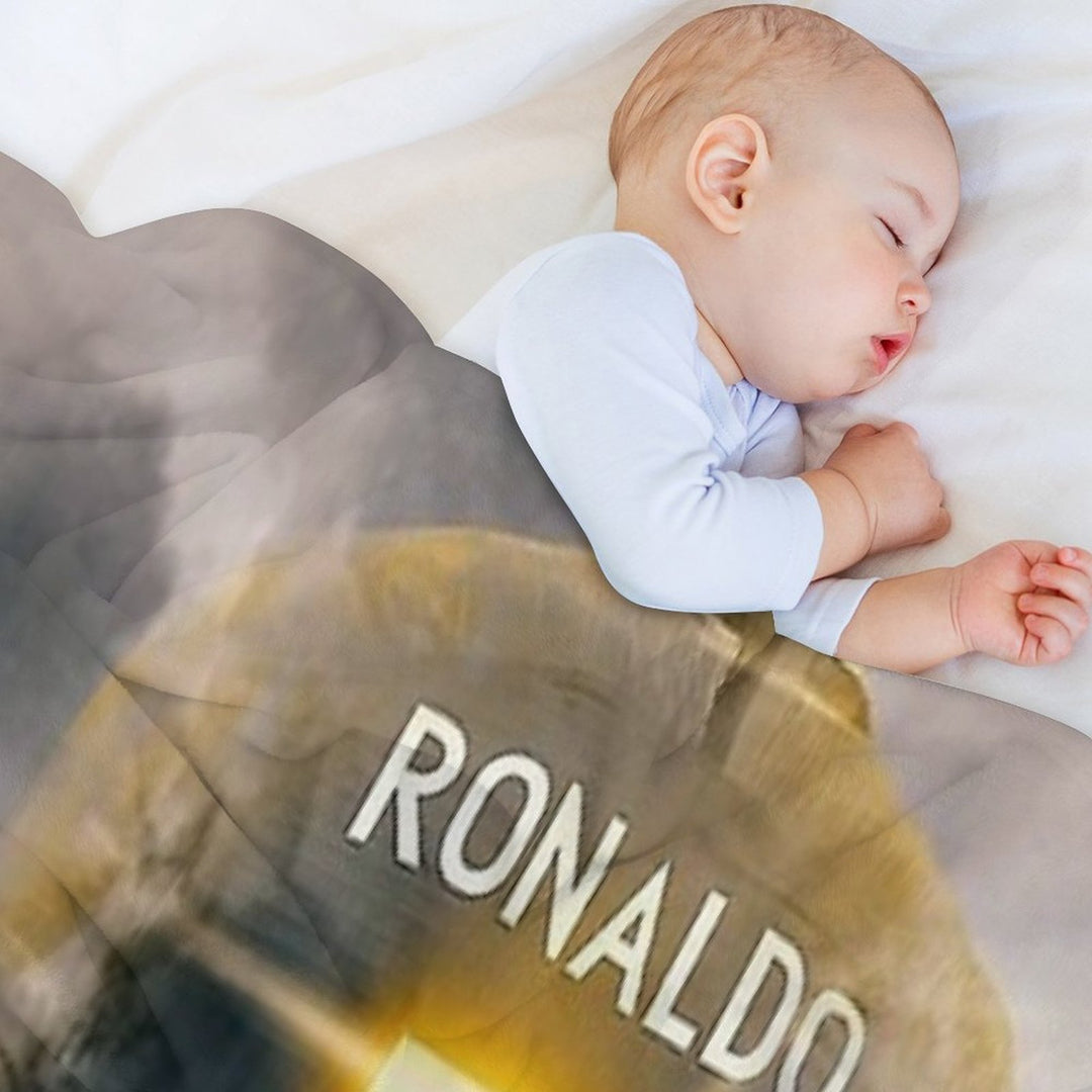 Aesthetic Ronaldo Poster Gift-ready Throw Blanket