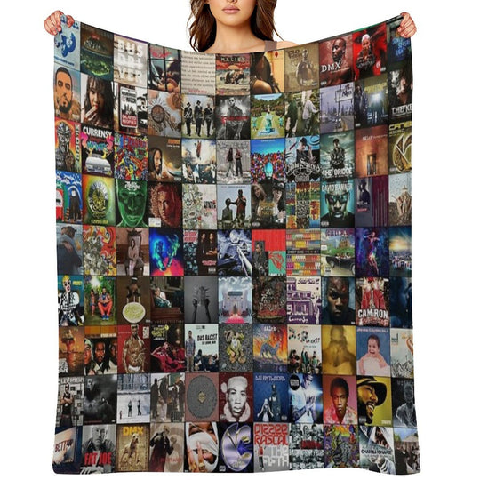 Rap Music Albums Comfort Throw Blanket