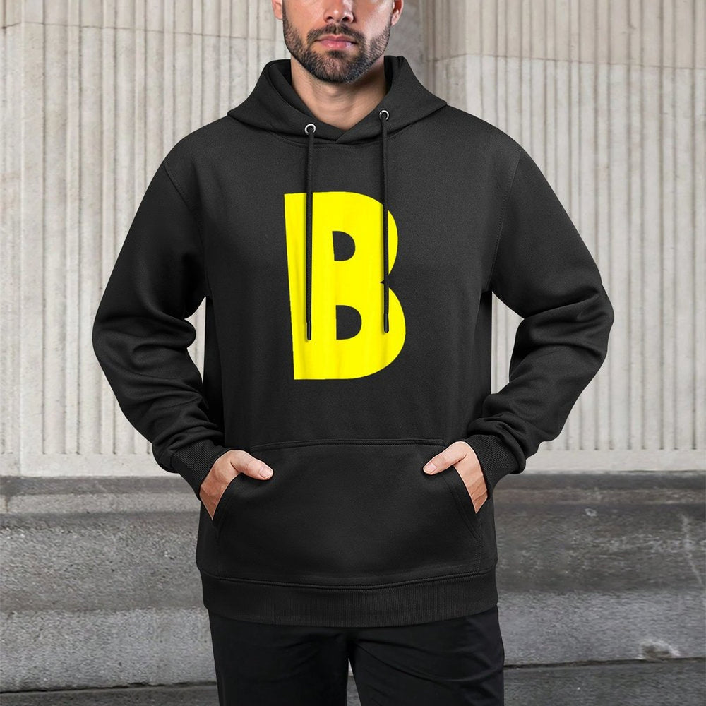 B Letter Chipmunk Group Matching Funny Halloween Letter B Durable Construction Hoodie