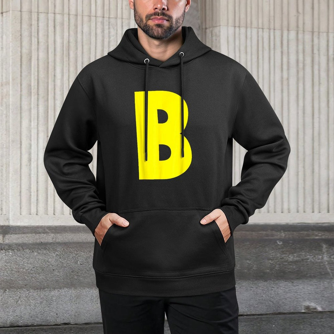 B Letter Chipmunk Group Matching Funny Halloween Letter B Durable Construction Hoodie