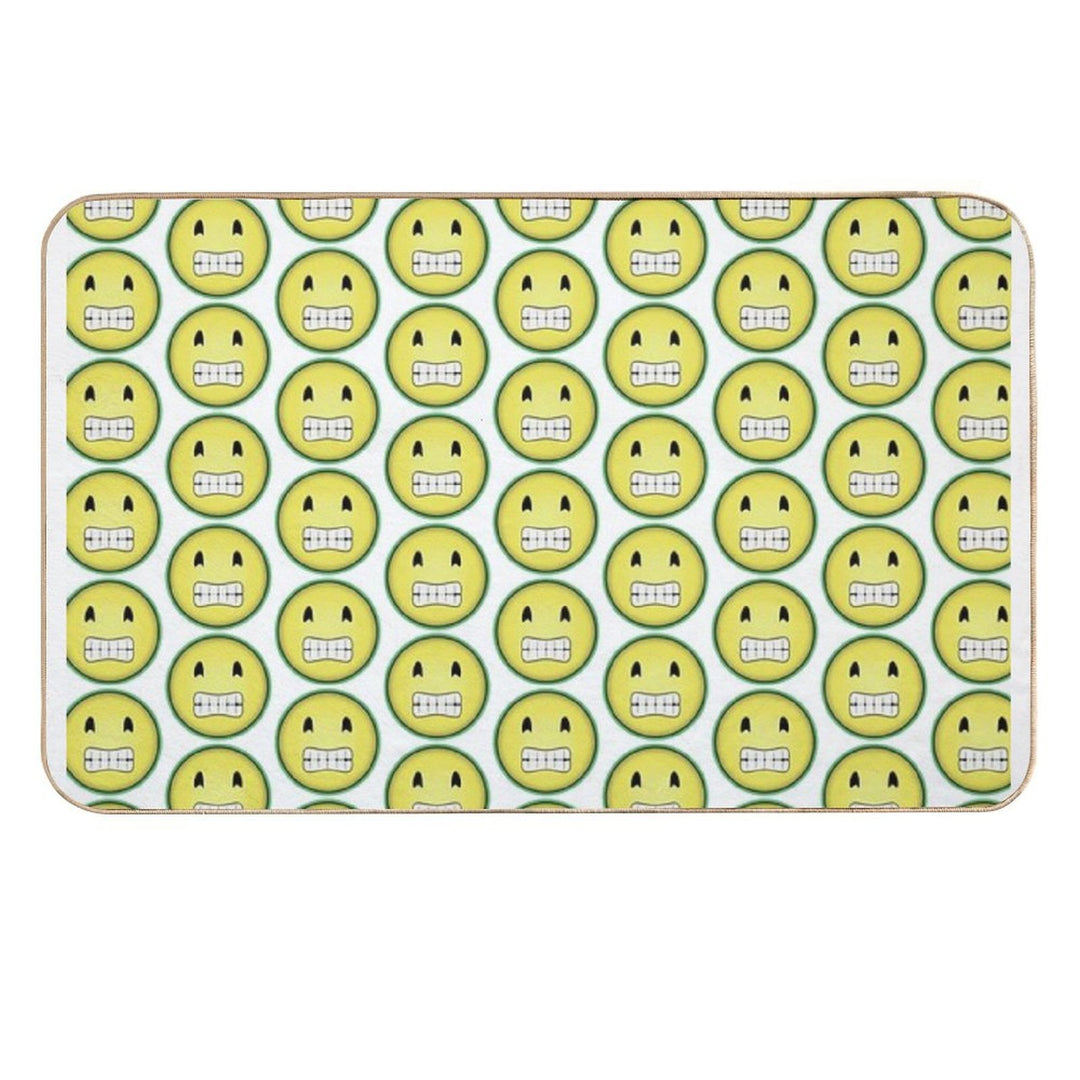 Rainbow Smiley  Easy To Clean Bath Mat