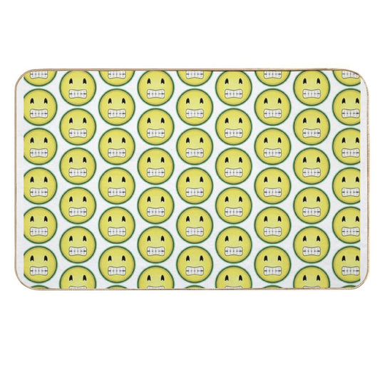 Rainbow Smiley  Easy To Clean Bath Mat