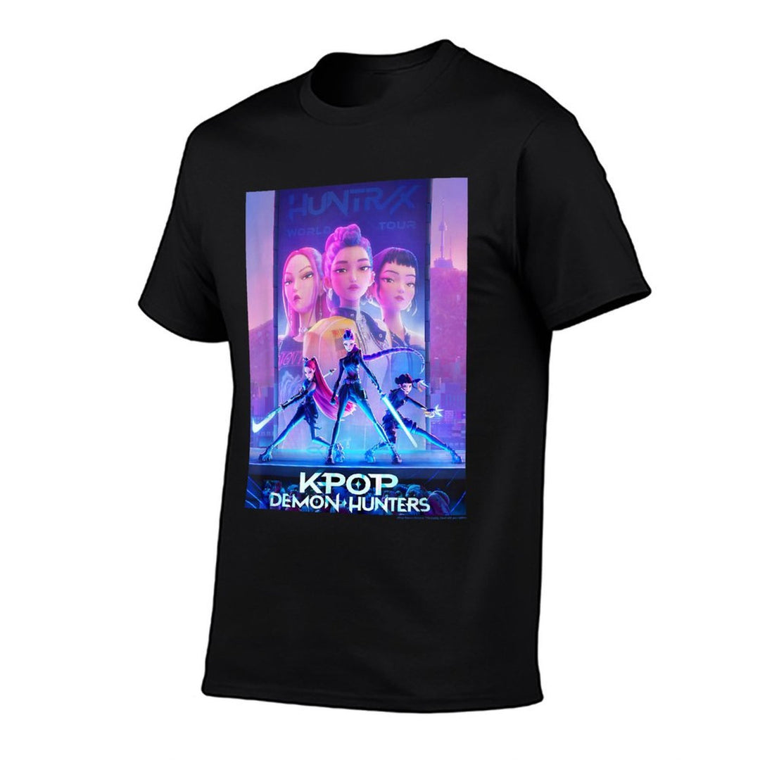 Kpop Demon Hunters Movie Poster  Polyester Blend T-Shirt