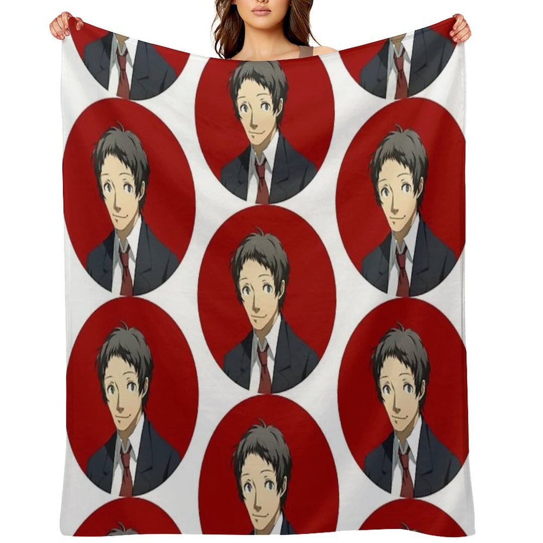 Adachi Portrait Compact Throw Blanket