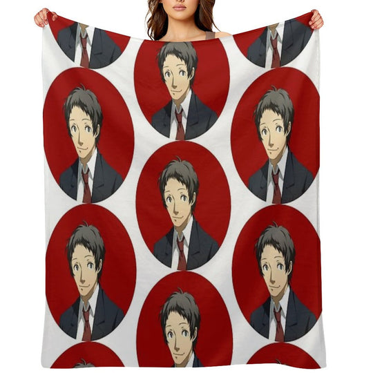 Adachi Portrait Compact Throw Blanket