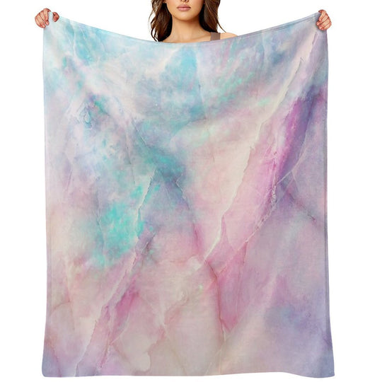 Iridescent Marble Premium Throw Blanket