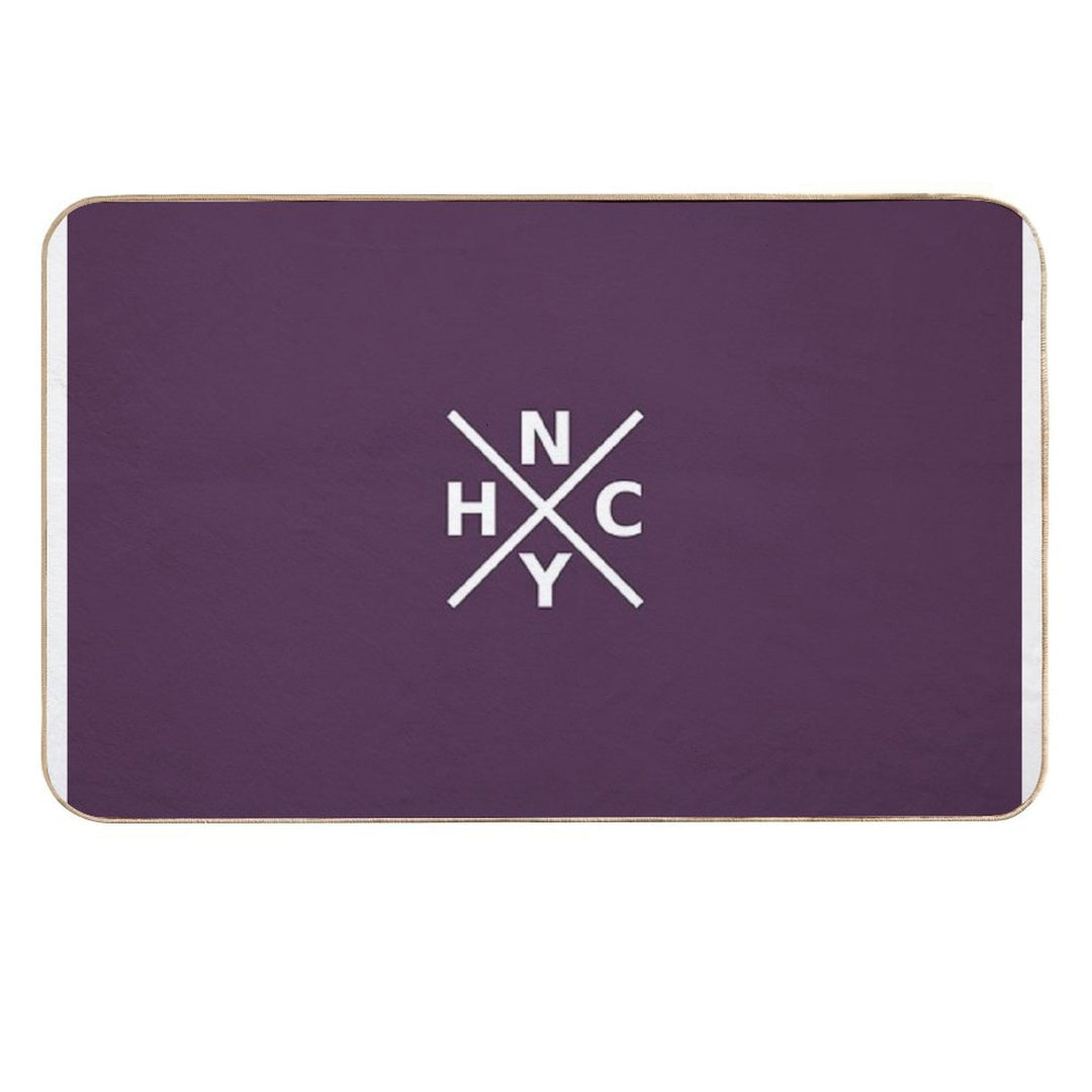NYHC - New York Hardcore Logo White Font  Rapid-Drying Bath Mat
