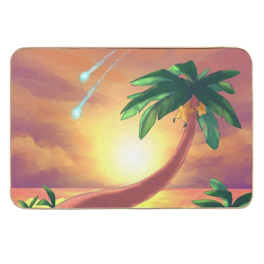 Kingdom Hearts Paopu Tree Destiny Islands  Rapid-Drying Bath Mat