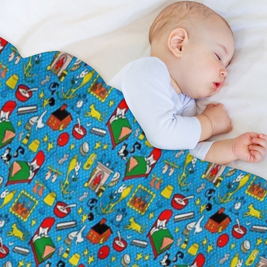 Goodnight Moon Wrinkle-free Throw Blanket