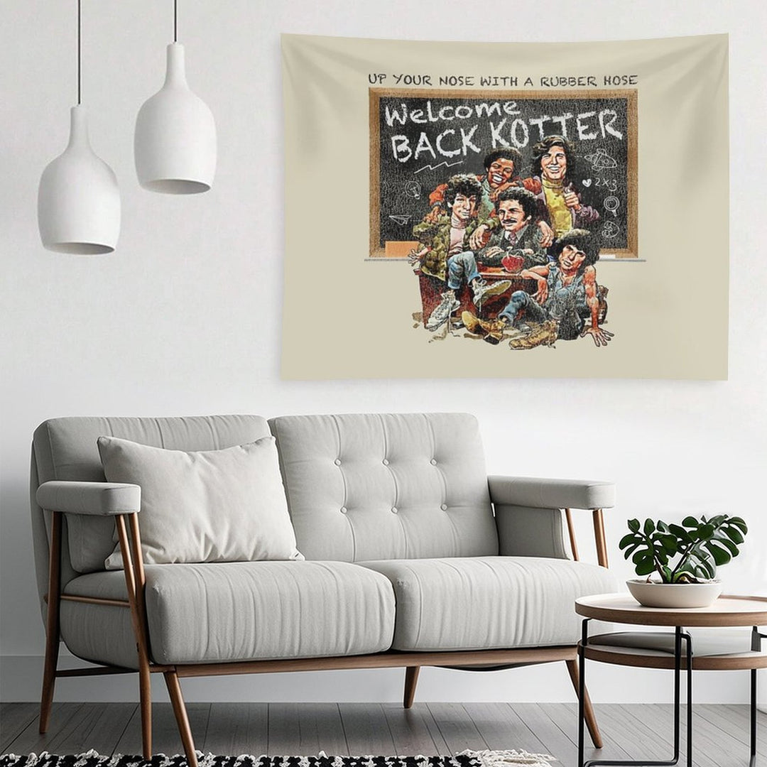 Welcome Back Kotter Vintage Worn Tapestry