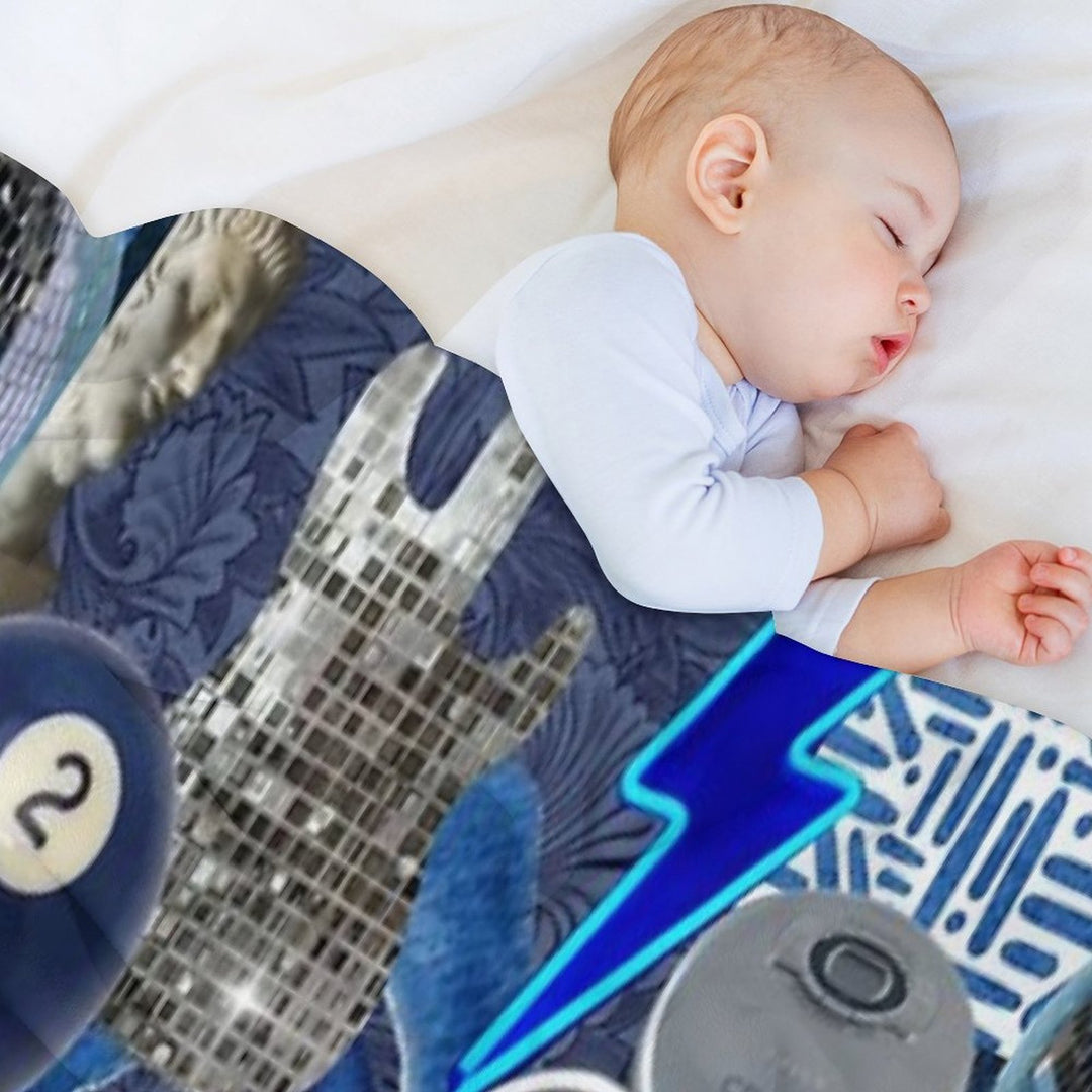 Notre Dame Indiana COLLAGE Easy Care Throw Blanket