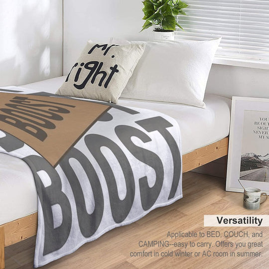 Yeezy Boost  Box Velvety-soft Throw Blanket