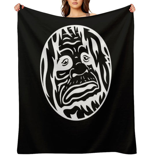 Big Lez Show Merch Big Lez Show Logo Eco-conscious Throw Blanket