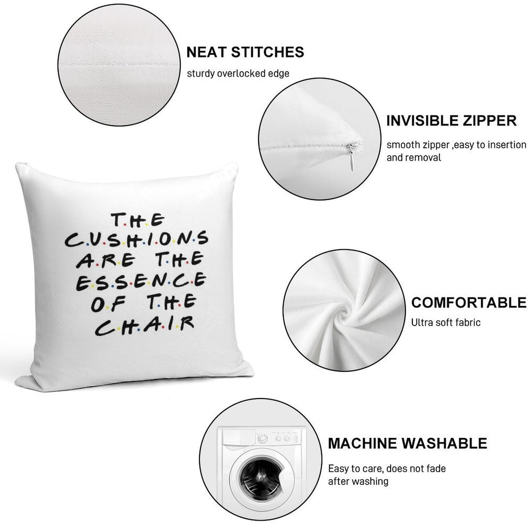 The Cushions Are The Essence Of The Chair Soft Ultra-Soft Texture Throw Pillow
