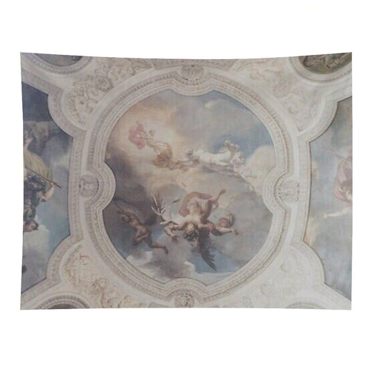 Light Academia Fresco Aesthetic Tapestry