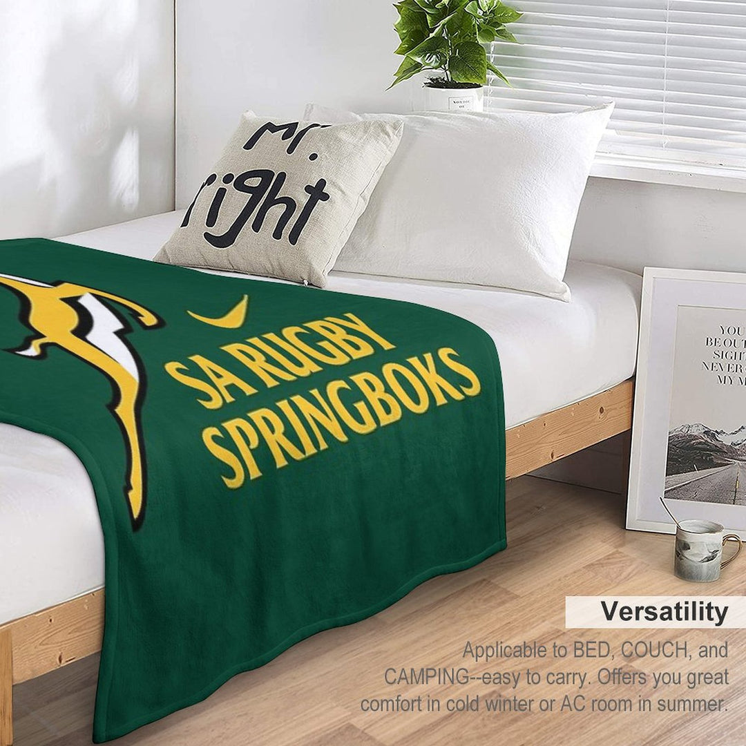 Springbok Rugby - Springboks Shrink-resistant Throw Blanket