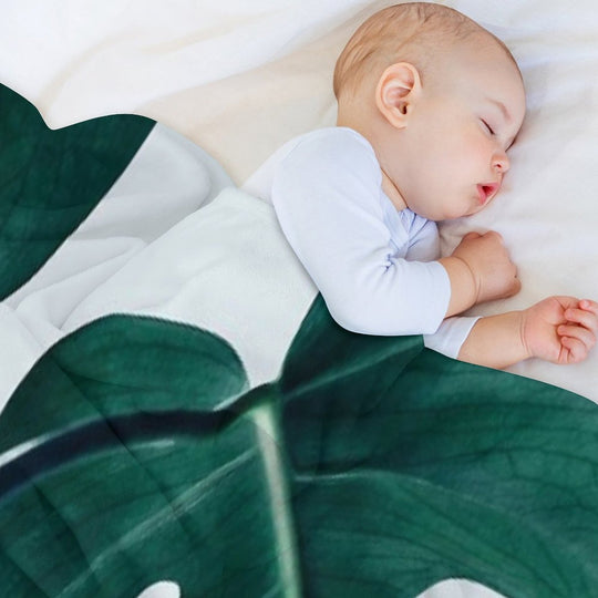 Monstera #redbubble #artprints Quick-dry Throw Blanket