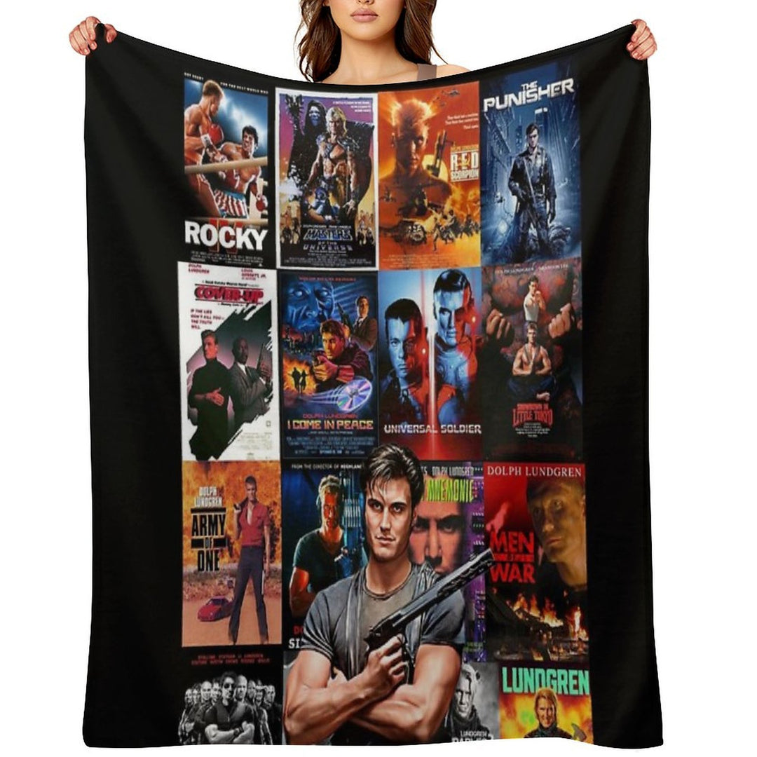 Cinema of Dolph Compact Throw Blanket