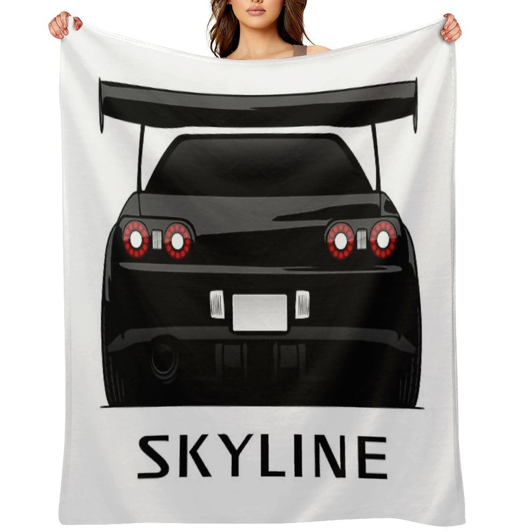 Nissan Skyline GT-R R32 Versatility Throw Blanket