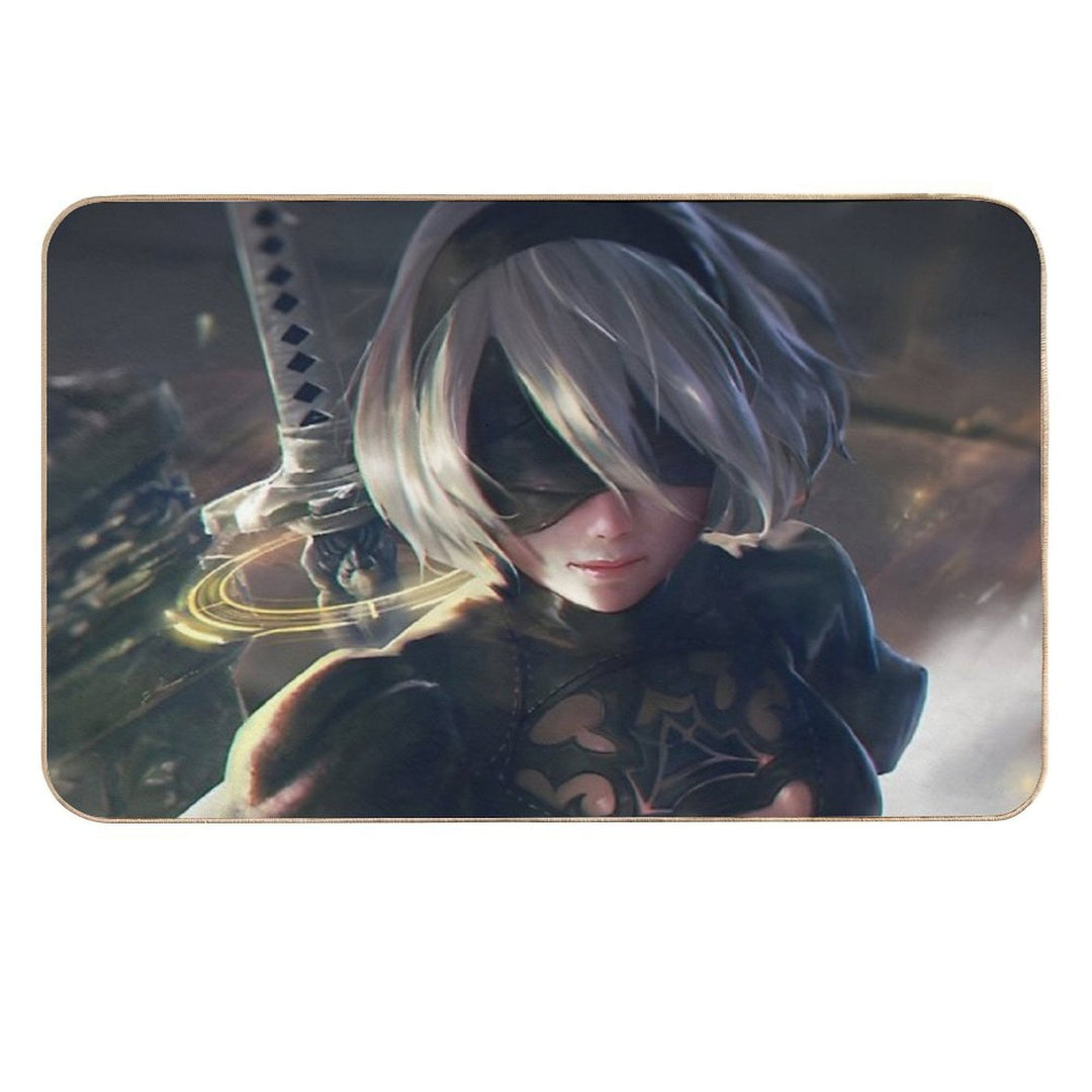 Yorha - Nier Automata  Easy Maintenance Bath Mat