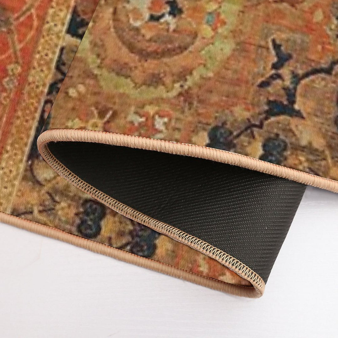 Doria Antique Persian Carpet Print  Slip-Resistant Bath Mat