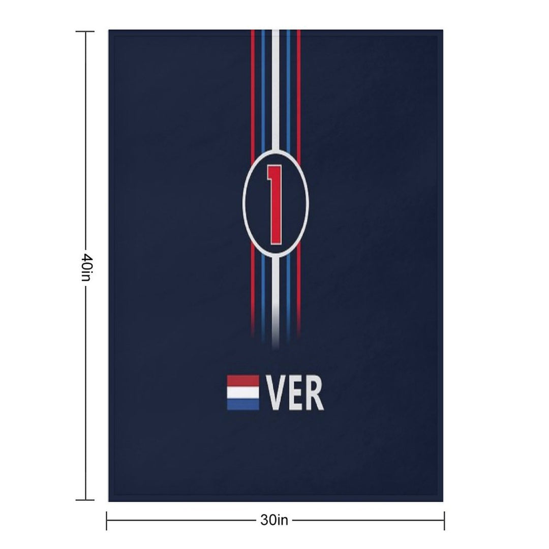F1 2022 - #1 Verstappen [classic] Velvety-soft Throw Blanket