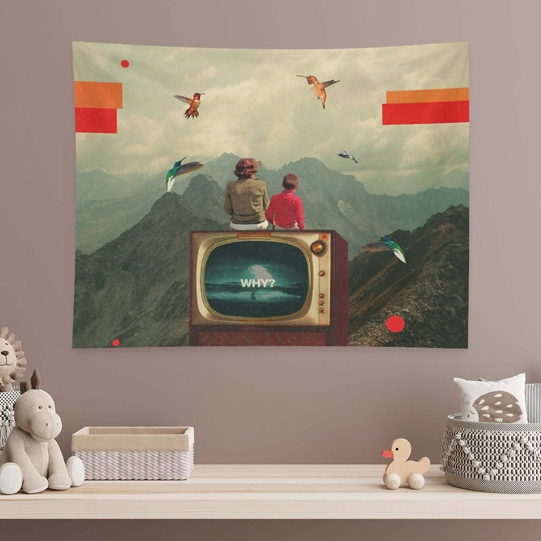 Mother Protect Me from The Sadness of This World Tapestry