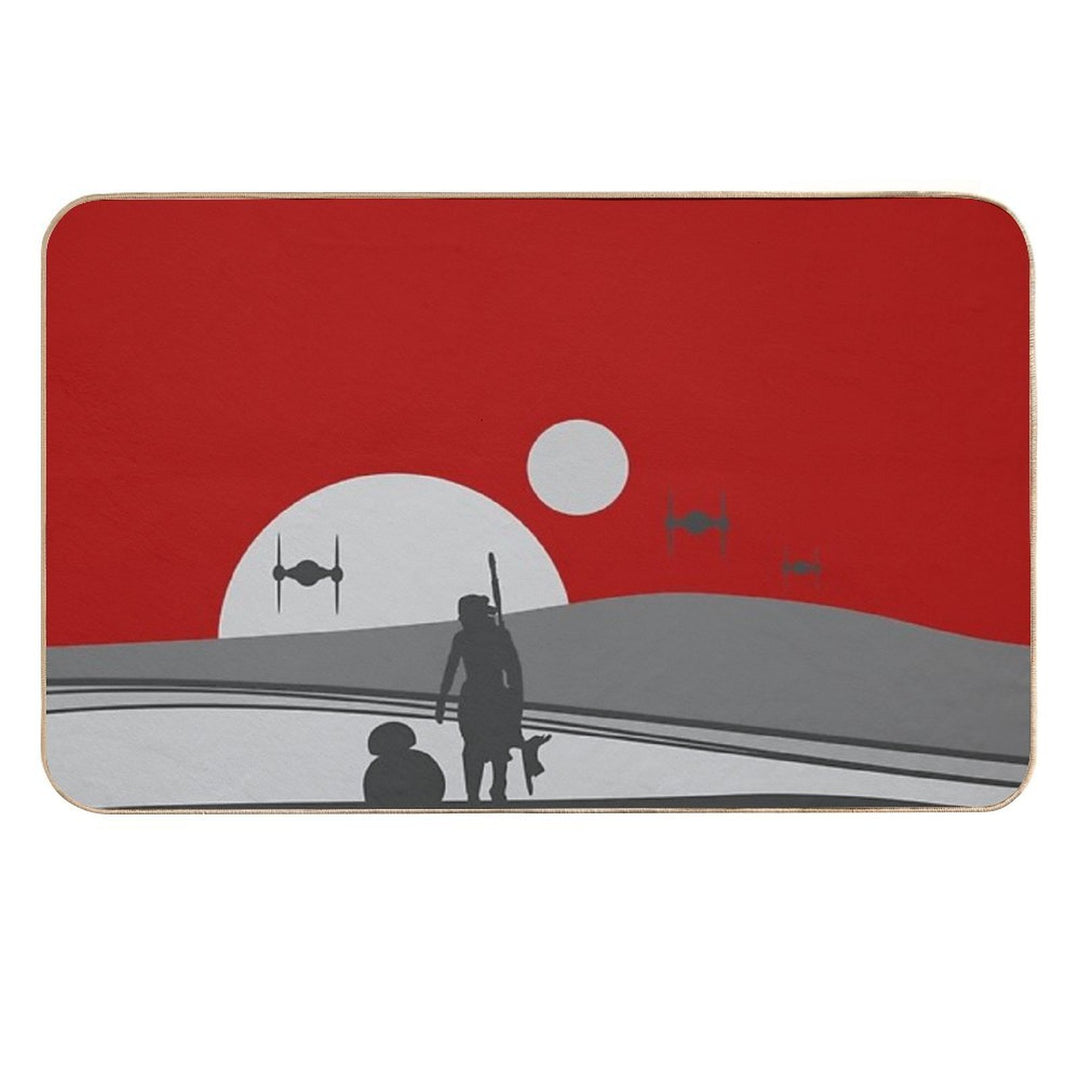 Sunset  Easy To Clean Bath Mat