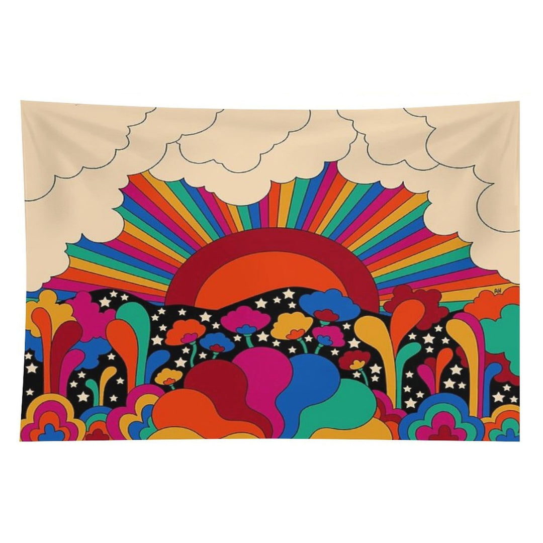 70s Landscape Tapestry