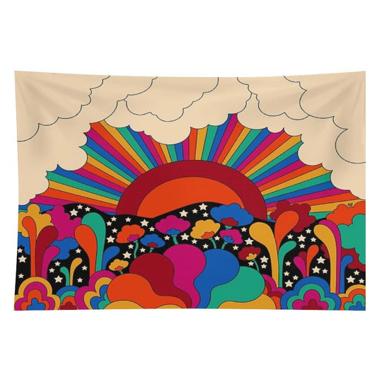 70s Landscape Tapestry