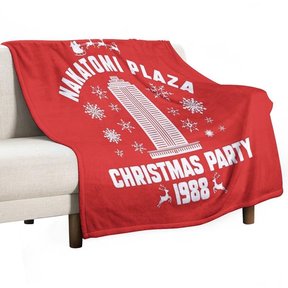 Nakatomi Plaza Shrink-resistant Throw Blanket