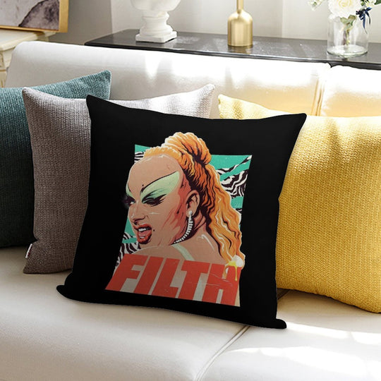 FILTH Soft Ultra-Soft Texture Throw Pillow