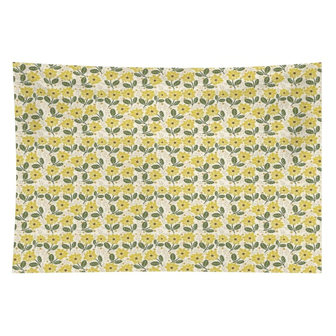 Golden Bloom Tapestry